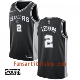NBA San Antonio Spurs Trikot Kawhi Leonard 2 Nike 2017-18 Schwarz Swingman - Kinder